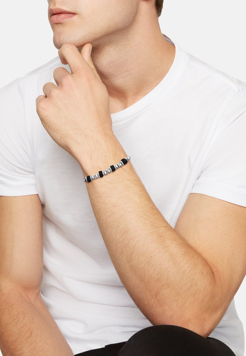 Breil MIXOLOGY - Armband - black and silver coloured