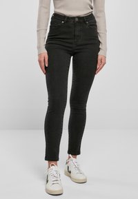 Urban Classics HIGH WAIST  - Testhezálló fazon - black washed