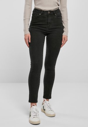 HIGH WAIST  - Džínsy skinny fit - black washed