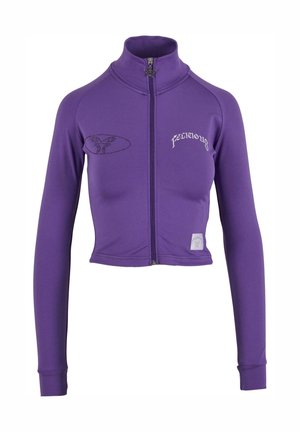 FELICIOUS CROPPED - Cardigan - purple
