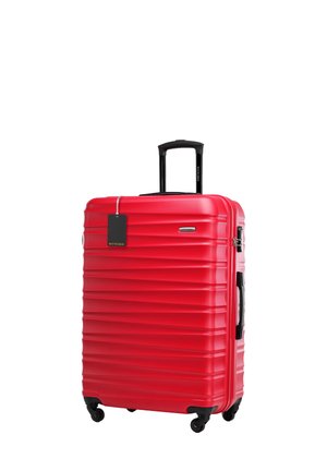 LARGE SUITCASE WITH LUGGAGE TAG - Luggage - red