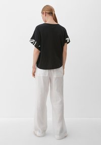 s.Oliver T-Shirt print - schwarz