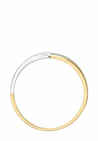 Hõbedane ja kuldne käevõru, millel on sile, kaardus disain. Omab hinged, mis võimaldab selle lihtsalt avada, ühendades metallilised viimistlused muretult.