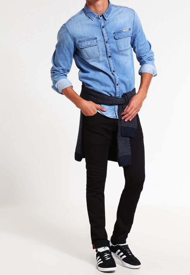 Superdry Co Jeans Skinny Fit black/schwarz (Pre-owned