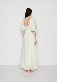Gelina One-Shoulder Frill Trim Maxi Dress Butter