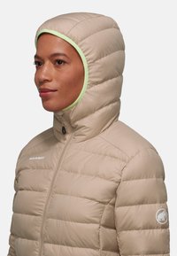 Mammut WAYMARKER IN HOODED - Dunjakker - savannah-neo lime