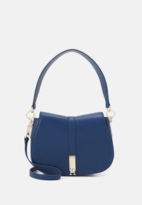 Tommy Hilfiger HERITAGE SADDLE BAG - Rankinė - fossil blue