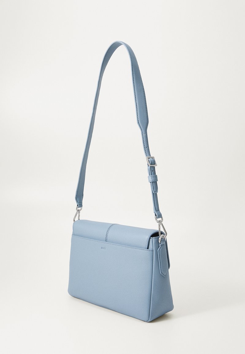 Tommy Hilfiger CHIC SADDLE BAG - Borsa a tracolla - space blue/optic