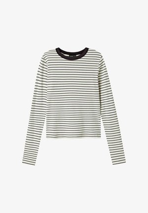 STREIFEN - T-shirt à manches longues - dark grey melange