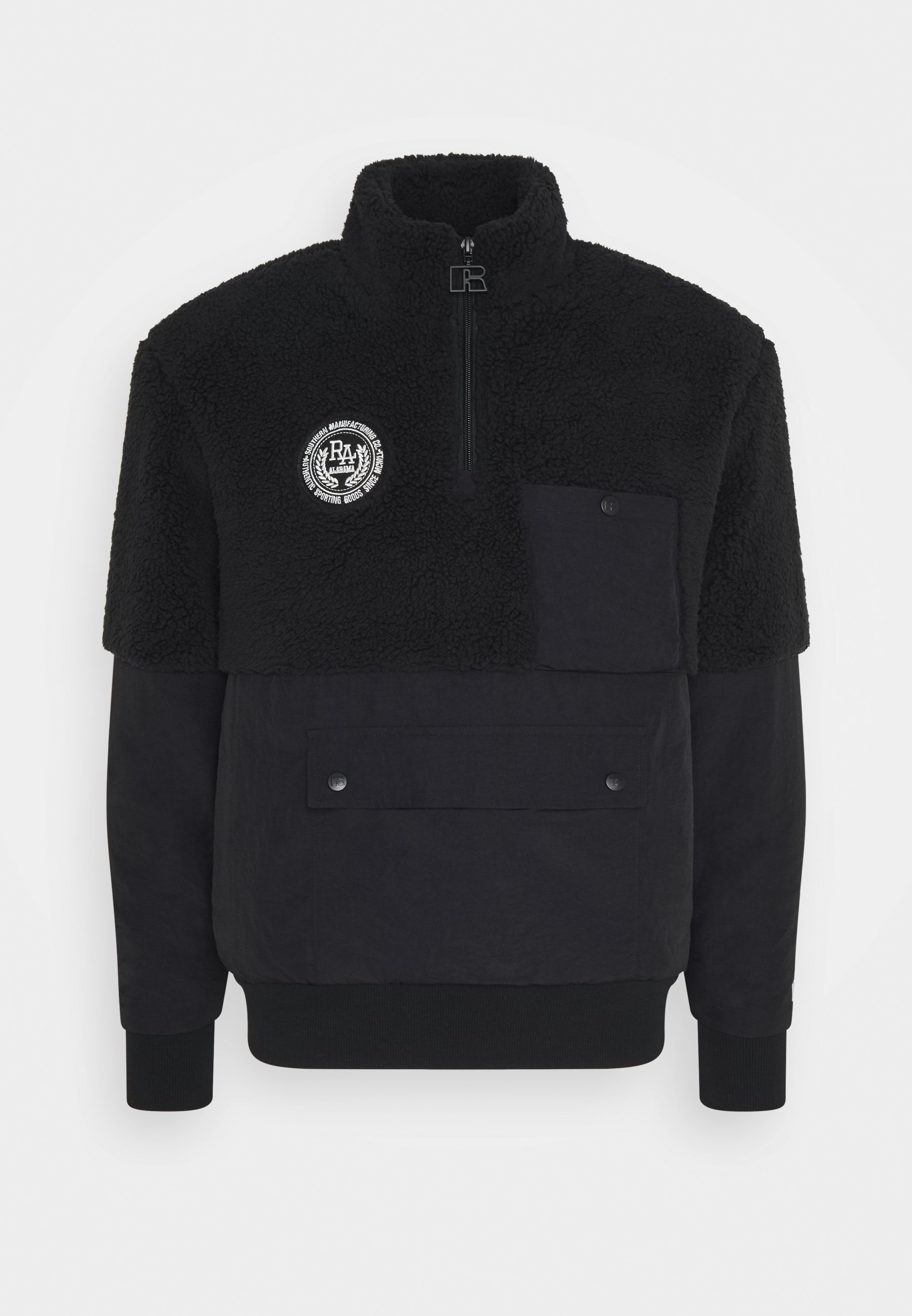 black athletic zip up jacket