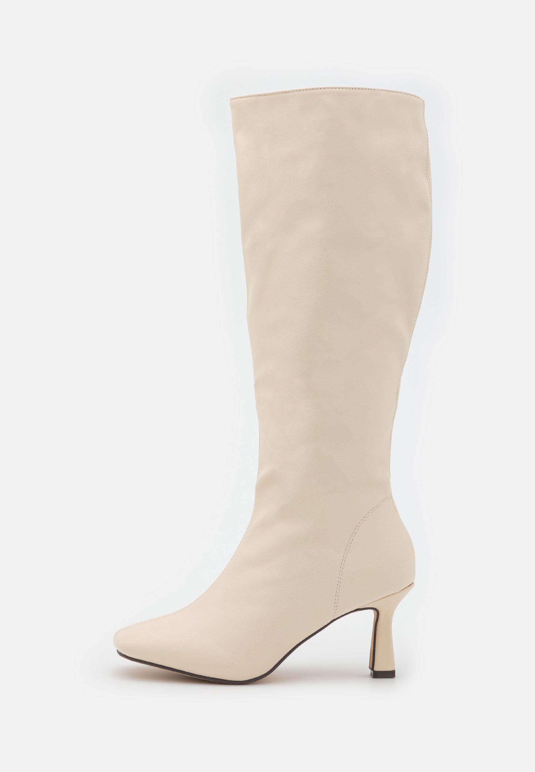cream high boots