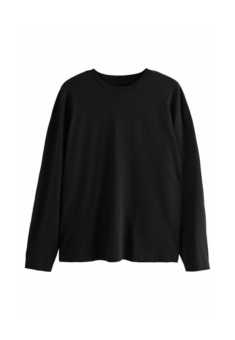 Next LONG SLEEVE CREW NECK - Bluză cu mânecă lungă - black