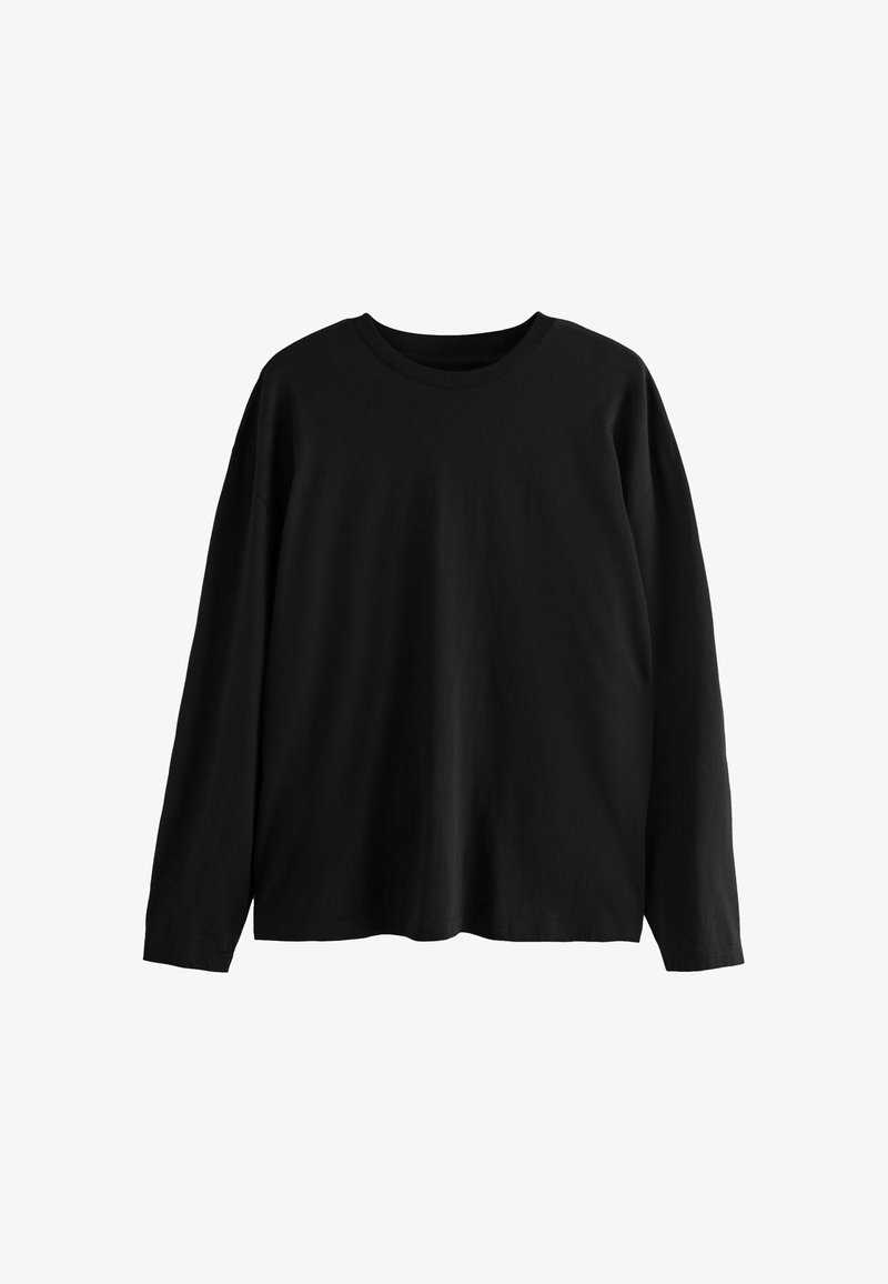 Next LONG SLEEVE CREW NECK - Langarmshirt - black
