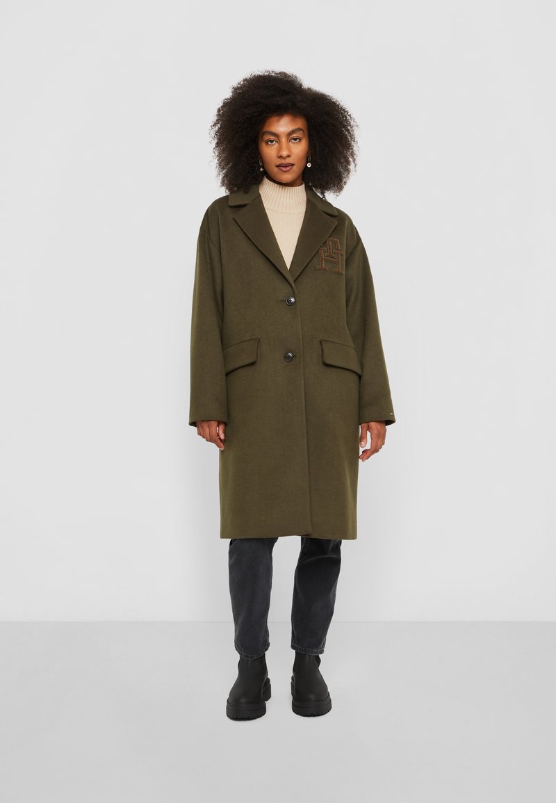 Tommy Hilfiger Klassischer Mantel - army green/oliv - Zalando.de 