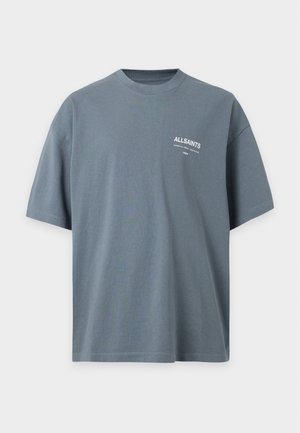 AllSaints, BACKSTAGE CREW - Tričko s potlačou - lunar blue