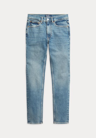 Polo Ralph Lauren MID RISE SUPER SLIM JEAN - Testhezálló fazon - antares wash