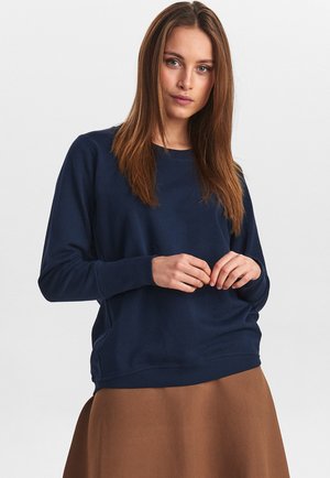 Nümph NUNIKOLA - Sweatshirt - dark sapphire