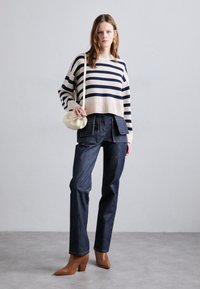 Vanessa Bruno ESTHER - Πουλόβερ - ecru/marine