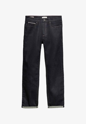 Marks & Spencer, STRAIGHT FIT JAPANESE SELVEDGE JEANS - Jeans Straight Leg - dark indigo