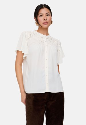 KEW SLEEVE - Button-down blouse - cream