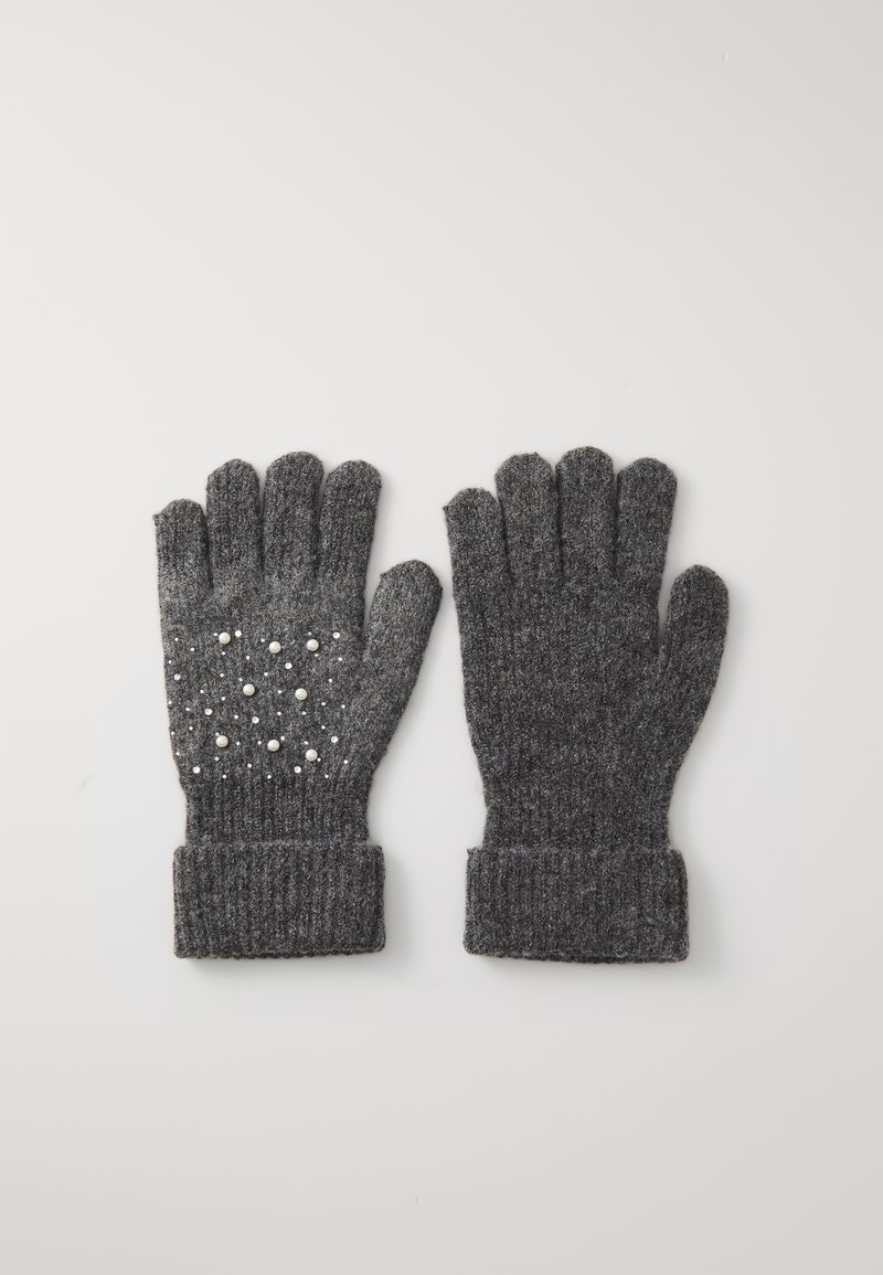 VILA VISUMM GLOVES - Guanti - dark grey melange