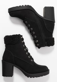 Anna Field Stivaletti stringati - black