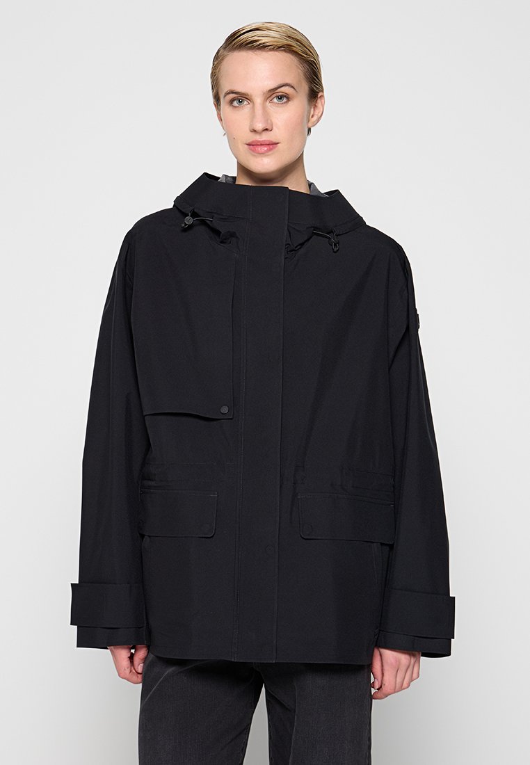 Moose Knuckles Regenjas zwart