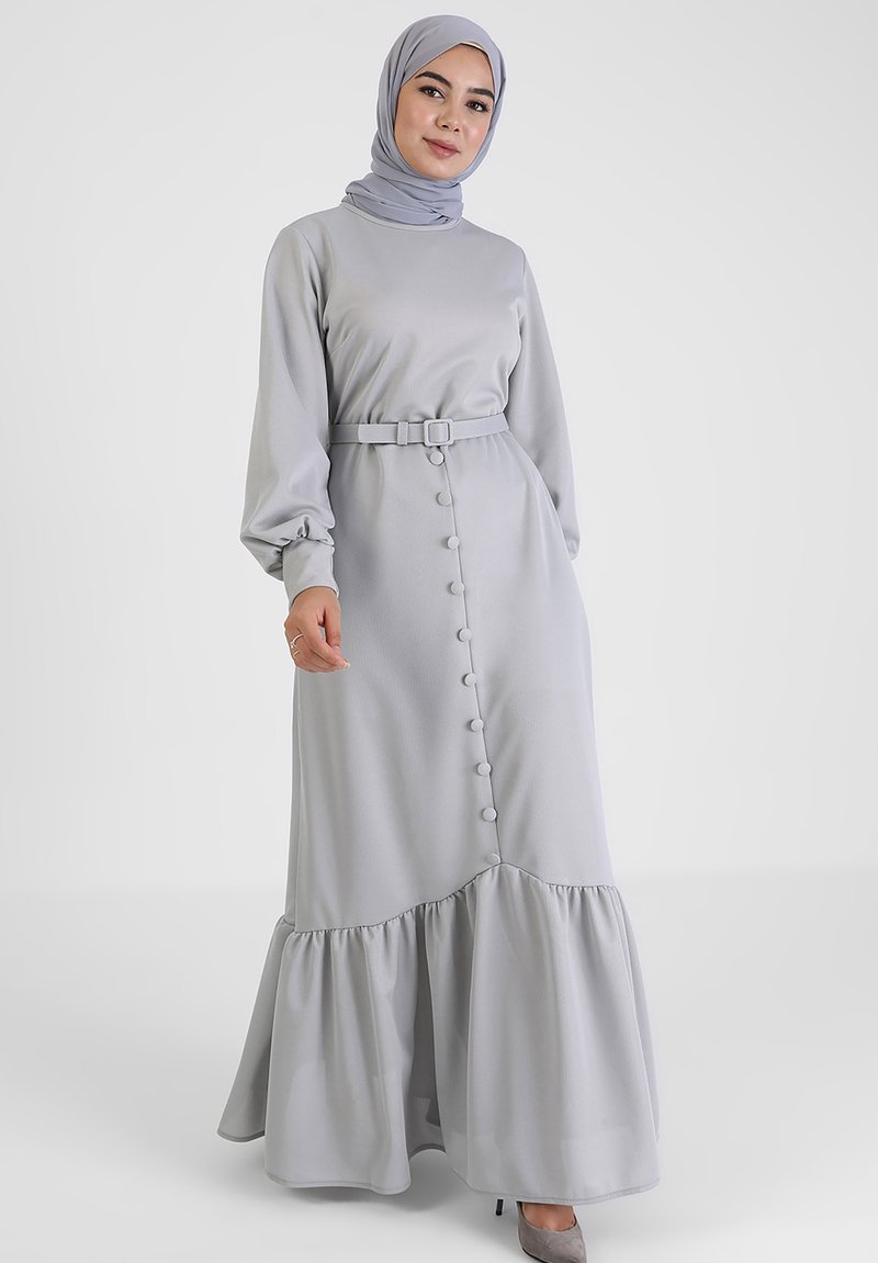 Modanisa Maxi-jurk grijs