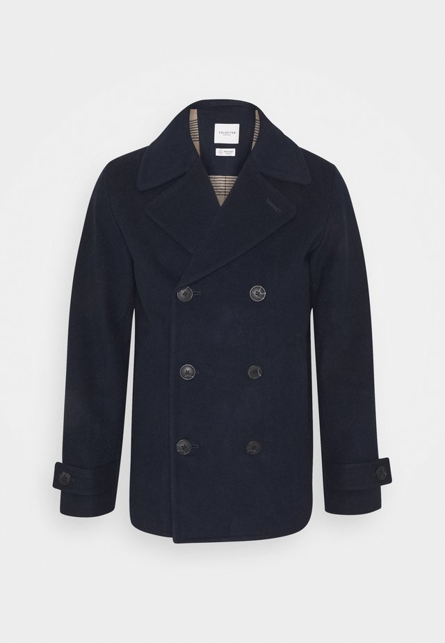 SLHSUSTAINABLE ICONICS PEACOAT - Cappotto classico - sky captain
