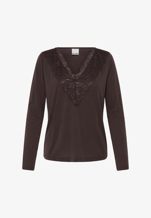 ICHI, IHLIKE LS - Langærmet T-shirt - coffee bean