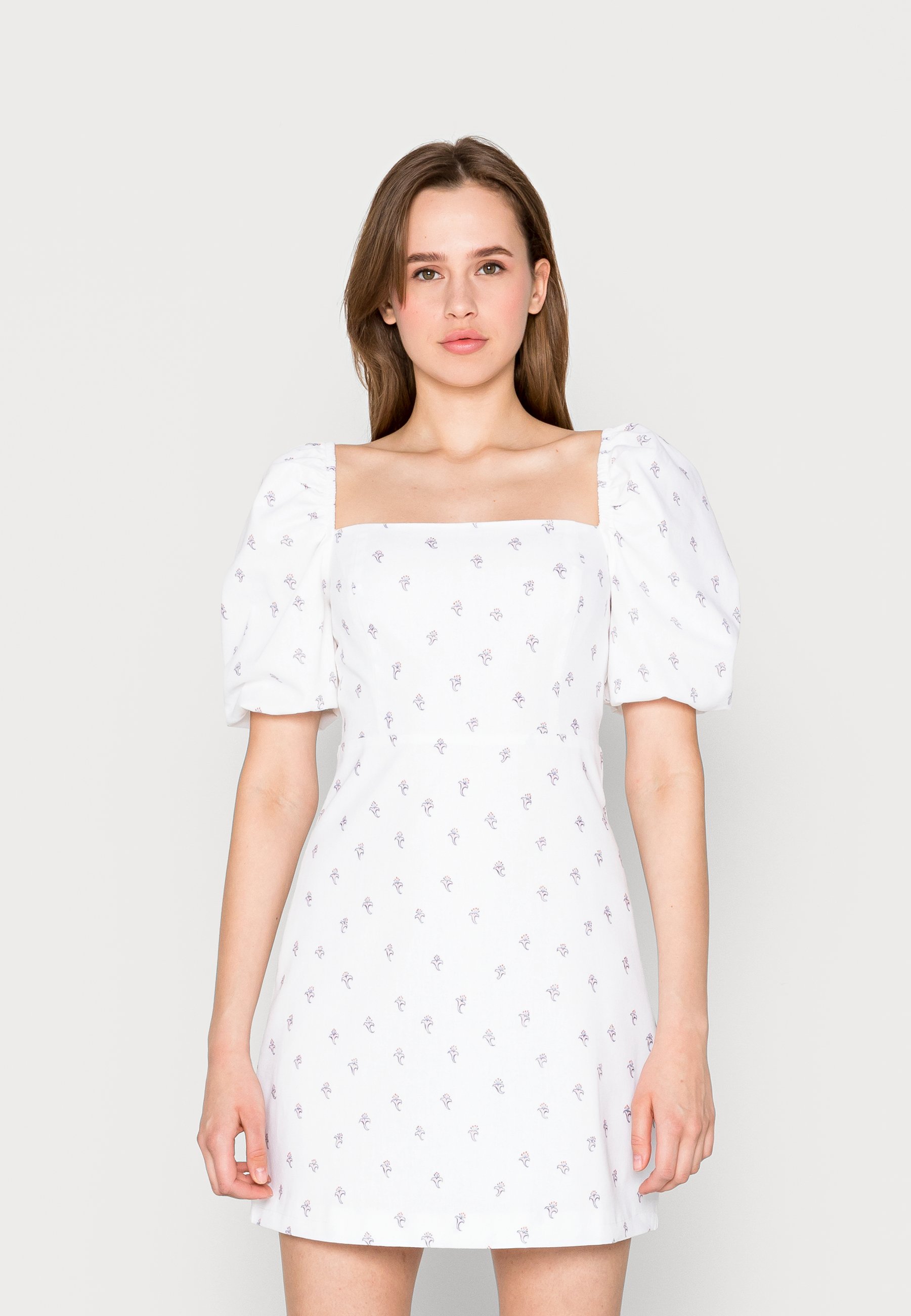 Glamorous PUFF SHORT SLEEVE MINI DRESS 