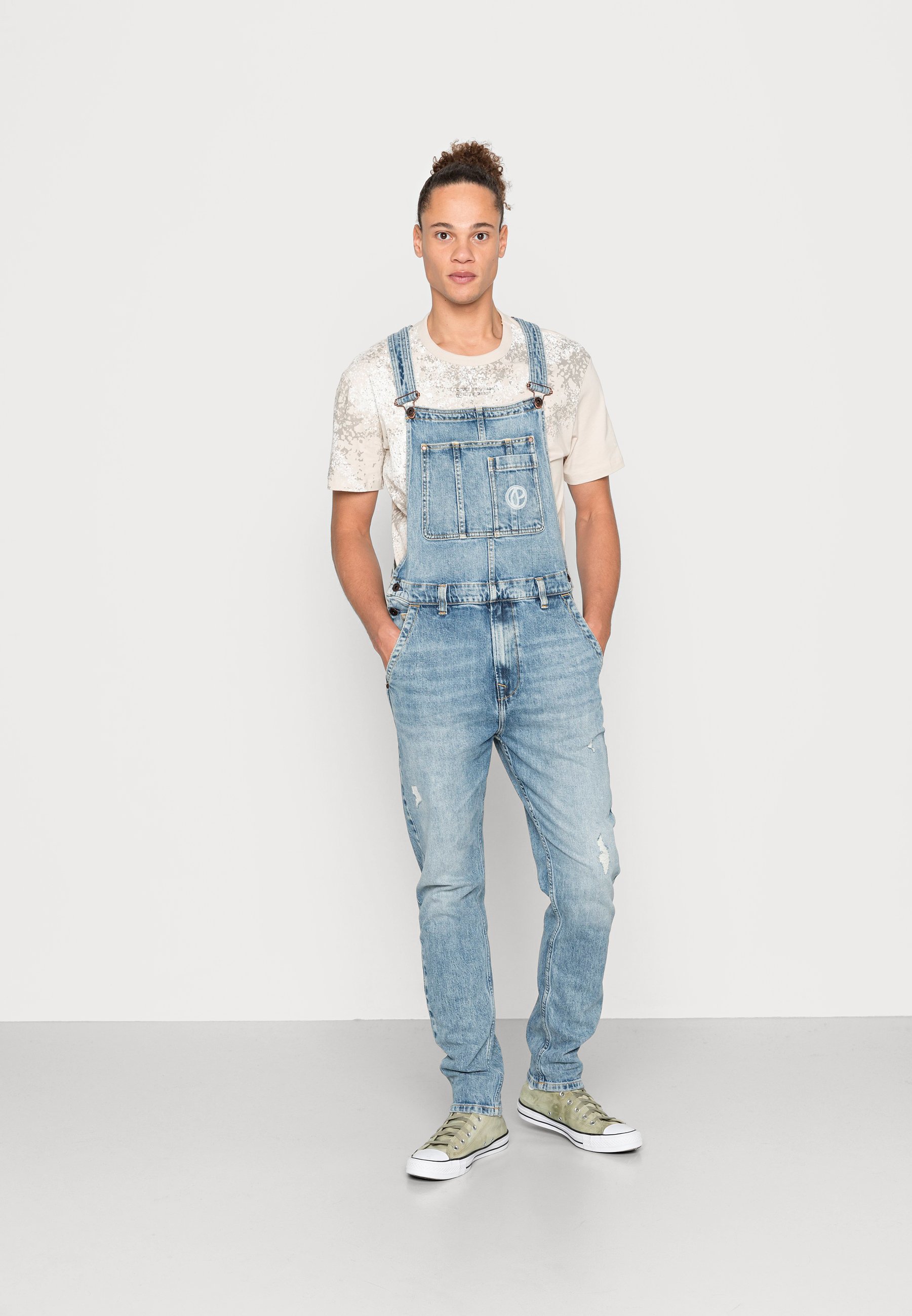 Pepe Jeans DOUGIE TAPER - Salopette - blue/blu denim - Zalando.it