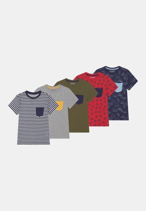 POCKET TEE 5 PACK - T-shirt z nadrukiem - multi-coloured