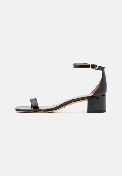 Stuart Weitzman NUDISTCURVE - Sandaalit nilkkaremmillä - black