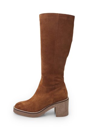 Platform boots - brown