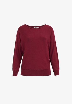 WE Fashion, CURVE - Svetrík - vintage red