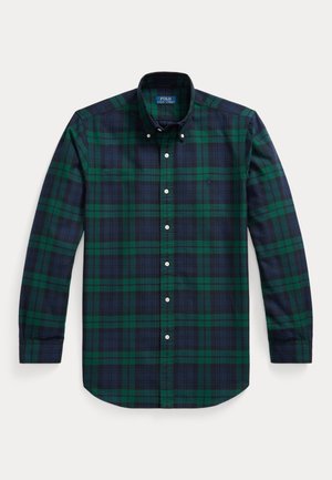 Polo Ralph Lauren, CUSTOM FIT TATTERSALL OXFORD SHIRT - Pluus - navy/green