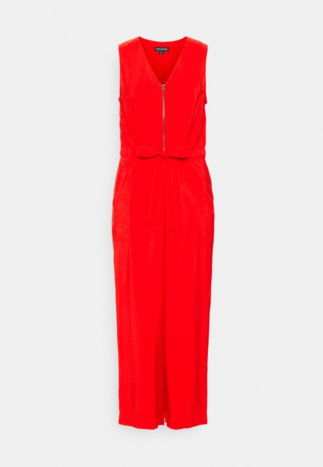 COREY ZIP FRONT CASUAL - Combinaison - red