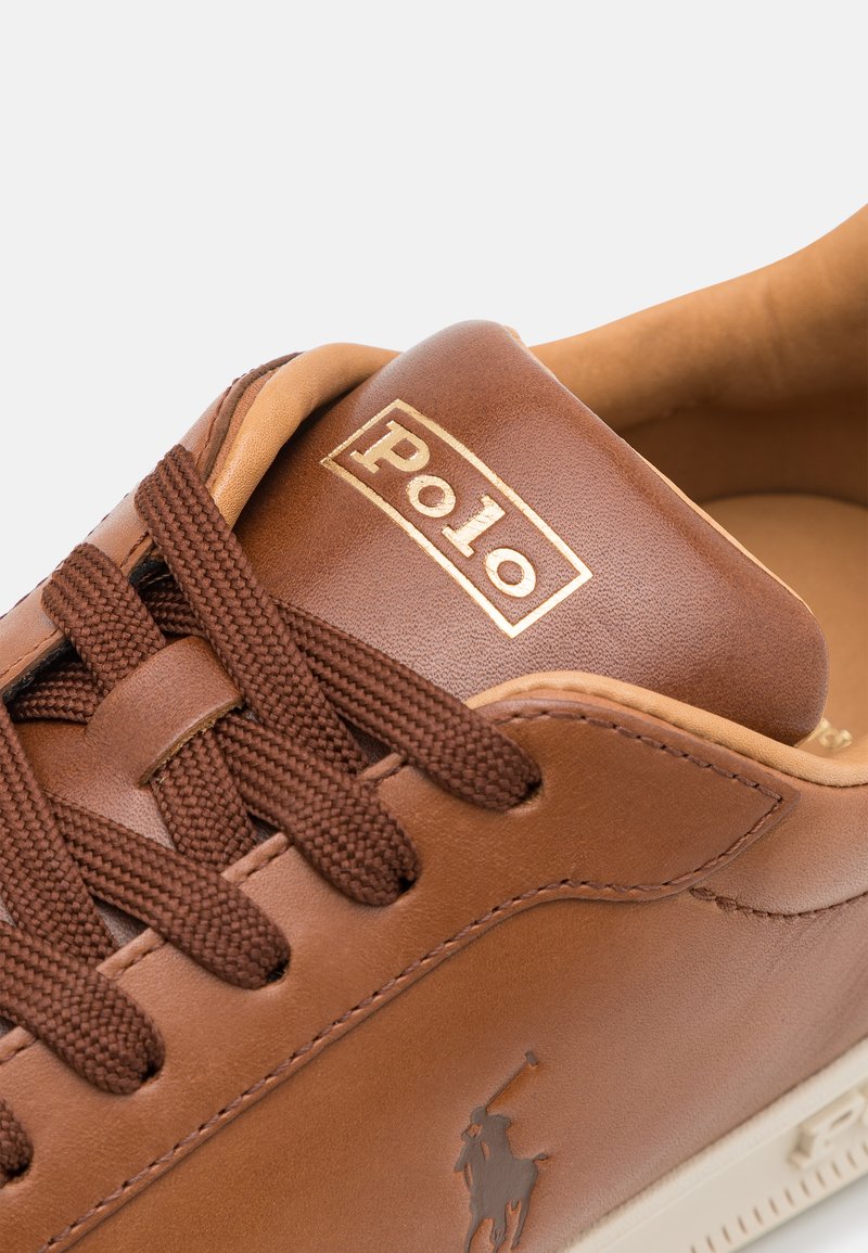 ralph lauren brown trainers