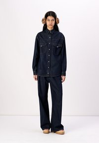 LOIS Jeans THE RAFAEL NOAD GOODSTUFF - Blúzka so zapínaním na gombíky - dark blue