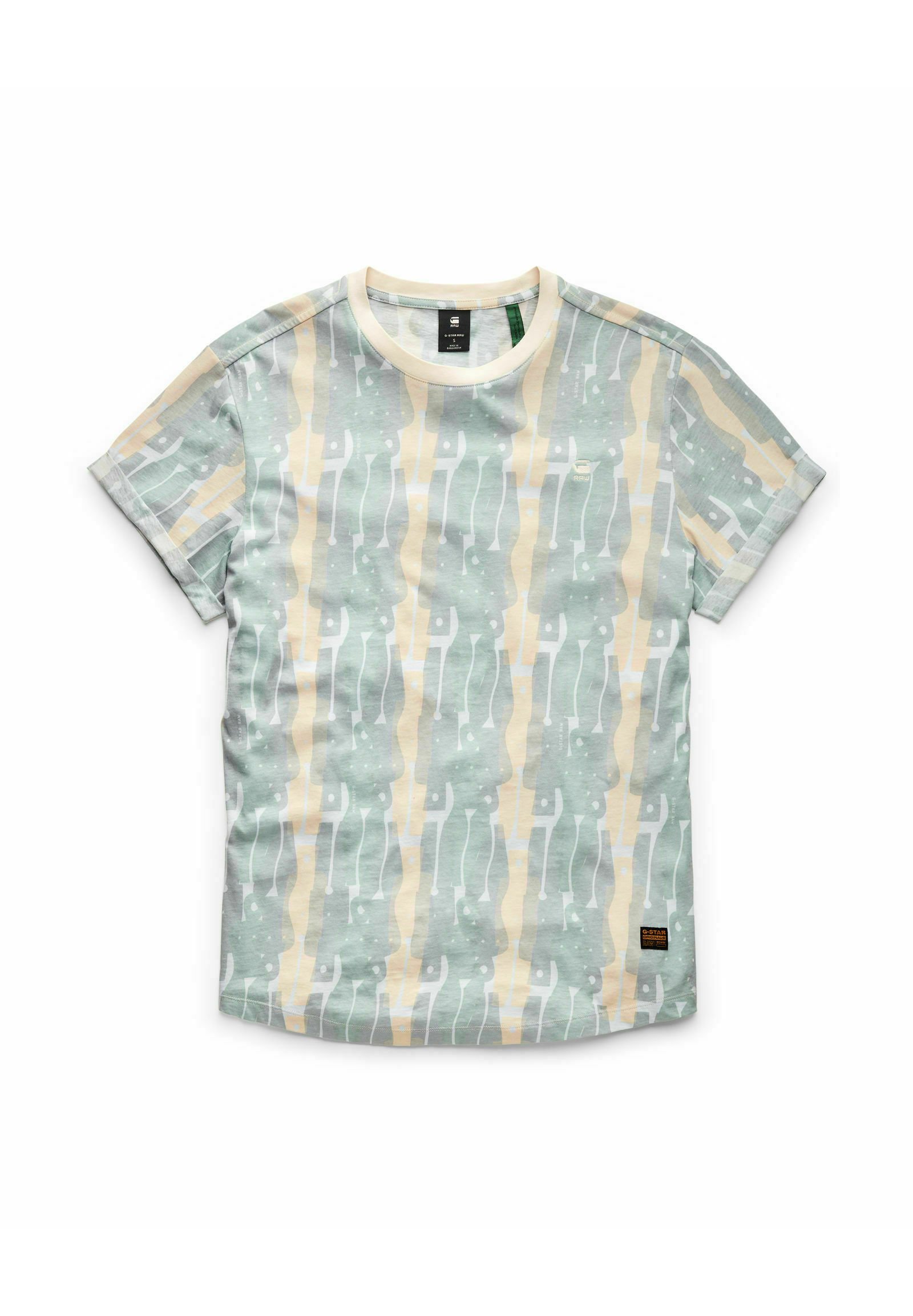 G-Star T-shirt print - dk talc figures 