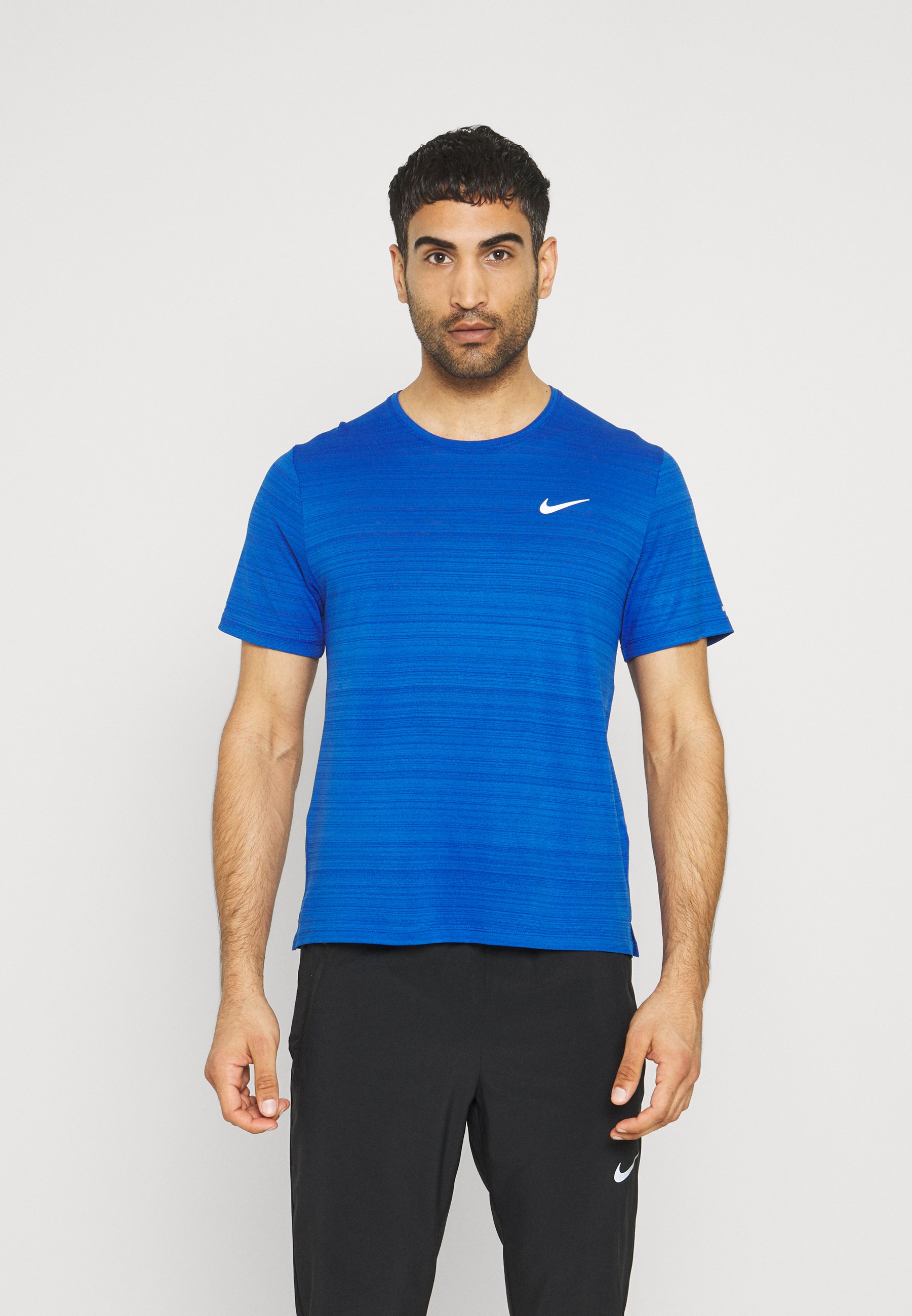 blue nike miler t shirt