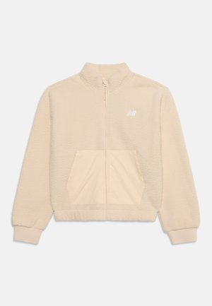 New Balance, BORG ZIP THRU JACKET - Яке от полар - bisque
