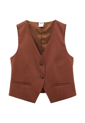 Koton, CROP - Chaleco - brown