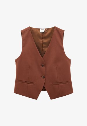 Koton, CROP - Chaleco - brown