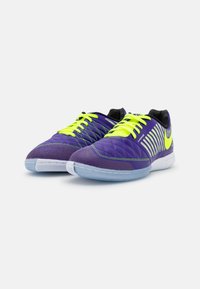 Nike Performance LUNAR GATO - Botas de futebol de salão - electro purple/volt/black/white