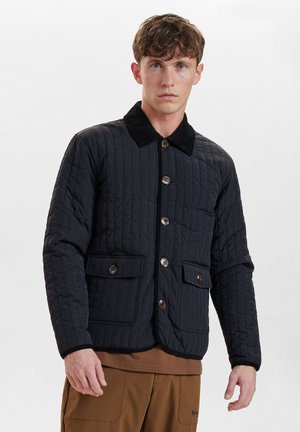 QUILTED - Übergangsjacke - black