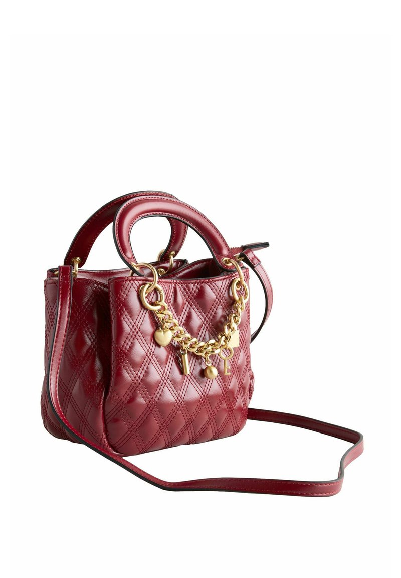 Next QUILTED HELD  - Geantă de mână - berry red
