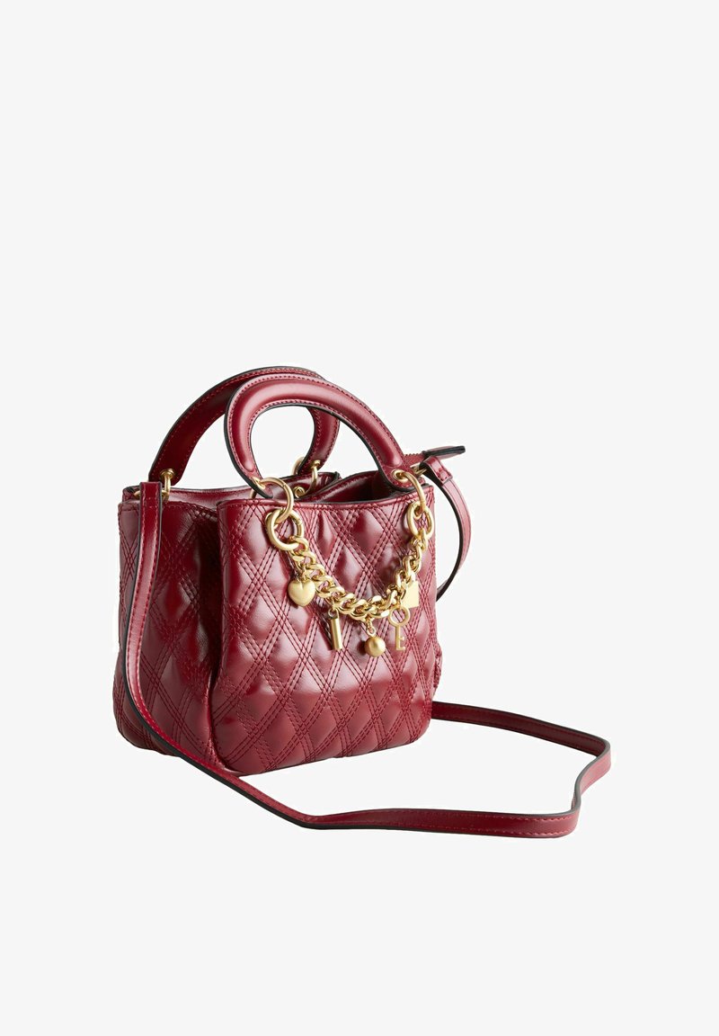Next QUILTED HELD - Geantă de mână - berry red