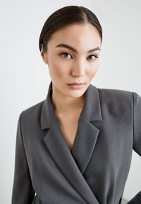 Taifun MIT GLITZER-EFFEKT - Freizeitkleid - stone grey